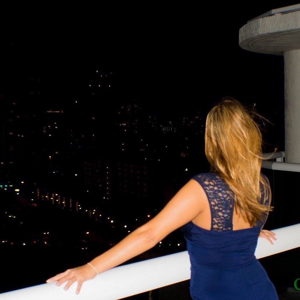 Navy Blue Lace Dress